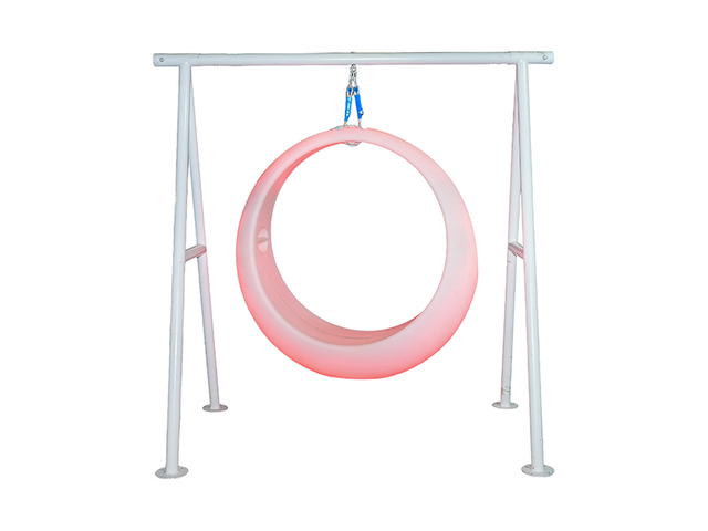 Balançoire éclairée par moulage par rotation